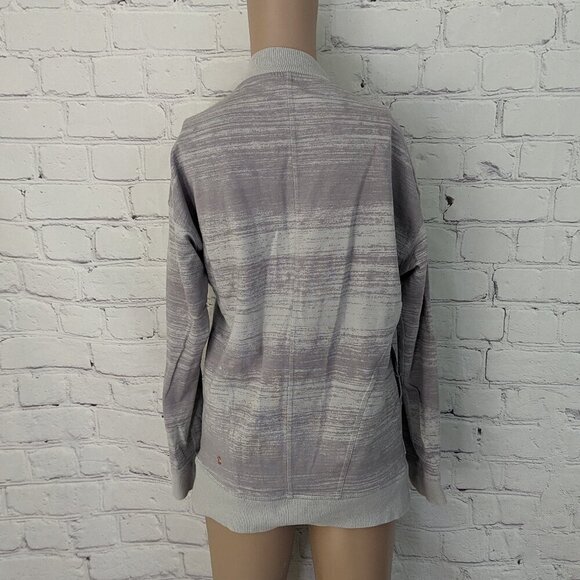 Lululemon Mula Bundle Wrap Jacket Righteous Stripe Silver Spoon sz 2 - Picture 4 of 7